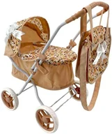 Wózki dla lalek - Wózek dla lalek głęboki z torbą - miniaturka - grafika 1