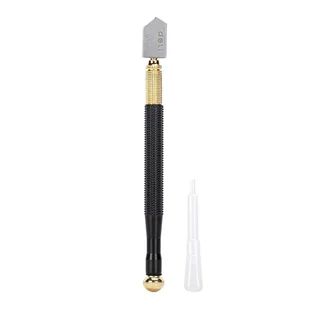 Nożyk do cięcia szkła Deli Tools EDL2701, diamentowy, olejowy - Nożyce i sekatory - miniaturka - grafika 1