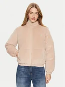 Kurtki damskie - Guess Kurtka zimowa V4BL03 KBXI2 Beżowy Regular Fit - miniaturka - grafika 1