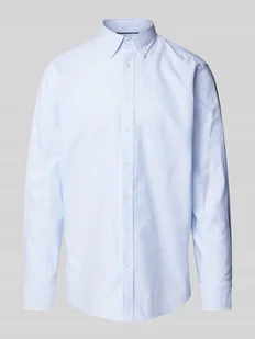 Koszula casualowa o kroju regular fit z kołnierzykiem typu button down - Koszule męskie - miniaturka - grafika 1