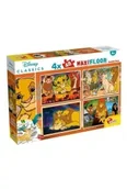 Puzzle - Puzzle Maxifloor 4x48 Disney Król Lew - miniaturka - grafika 1