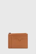 Portfele - Coccinelle portfel skórzany męski kolor brązowy - miniaturka - grafika 1