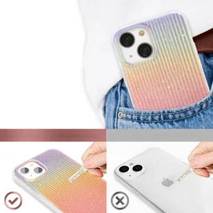 Kingxbar Travel Series luksusowe eleganckie etui na iPhone 13 pomarańczowy (Sunset) - Etui i futerały do telefonów - miniaturka - grafika 6