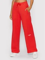 Spodnie sportowe damskie - Calvin Klein Jeans Spodnie dresowe J20J218701 Czerwony Relaxed Fit - miniaturka - grafika 1