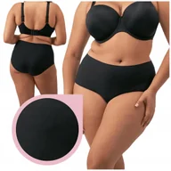Majtki damskie - Fantasie FL2312 SMOOTHEASE gładkie figi majtki maxi czarne PlusSize 2XL-3XL - miniaturka - grafika 1
