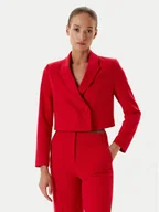 Marynarki i żakiety damskie - Tatuum Marynarka Renetakia T2508.025 Czerwony Slim Fit - miniaturka - grafika 1