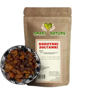 RODZYNKI SUŁTAŃSKIE PREMIUM 50g słodkie SUŁTANKI - Owoce świeże i suszone - miniaturka - grafika 1