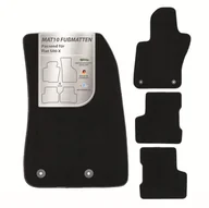 Dywaniki samochodowe - MAT10 – Silver-Line: Fiat 500X rok produkcji 2015-02 – 2017-01 dywaniki samochodowe, welurowe, jakość premium, 4-częściowy, kolor czarny, gwarantowane dopasowanie - miniaturka - grafika 1