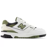Buty sportowe męskie - Buty New Balance BB550DOB - białe - miniaturka - grafika 1