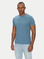 Koszulki męskie - Lacoste T-Shirt TH6709 Błękitny Regular Fit - miniaturka - grafika 1