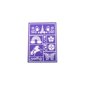 Balony i akcesoria - Szablon Do Makijażu Dziecięcego Motyle Jednorożce - miniaturka - grafika 1