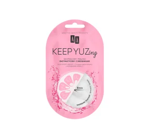 AA KEEP YUZING EKSPRESOWY PEELING ENZYMATYCZNY 7ML - Peelingi i scruby do twarzy - miniaturka - grafika 1
