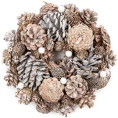 Ozdoby bożonarodzeniowe - Wieniec bożonarodzeniowy Verona, śr. 24 cm - miniaturka - grafika 1