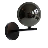 Lampy ścienne - Czarny kinkiet ścienny do eleganckiego holu 21-44129 z serii KAMA - miniaturka - grafika 1