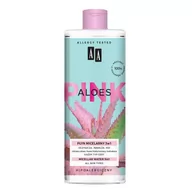 Płyny micelarne - AA Aloes Pink płyn micelarny 3w1 400 ml - miniaturka - grafika 1