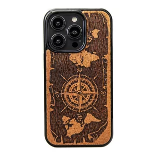 Drewniane Etui Bewood iPhone 14 Pro RÓŻA WIATRÓW MERBAU - Etui i futerały do telefonów Drewniane Etui Bewood iPhone 14 Pro RÓŻA WIATRÓW MERBAU - Etui i futerały do telefonów - miniaturka - grafika 1