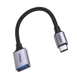 Adapter przejściówka kabla USB-C na USB-A 5Gb/s 15cm czarny - Adaptery i przejściówki - miniaturka - grafika 1