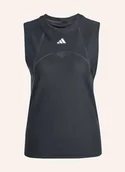 Koszulki i topy damskie - Adidas Tank Top Tennis Climacool Match Pro schwarz - miniaturka - grafika 1