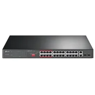 Switche - TP-Link Przełącznik niezarządzalny SL1226P 24xFE PoE+ 2xGb - miniaturka - grafika 1