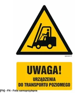 Tablice BHP - SIGNPROJECT GF013 - Uwaga 350x525 - miniaturka - grafika 1