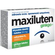 Układ nerwowy - Aflofarm Maxiluten Ginkgo + x 30 tabl - miniaturka - grafika 1