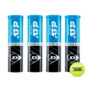 Piłki tenisowe Dunlop ATP 18 x 4  szt. żółte 601314 - Tenis ziemny - miniaturka - grafika 1