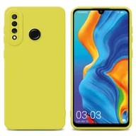 Etui i futerały do telefonów - Pokrowiec Etui Do Huawei P30 LITE w FLUID ŻÓŁTY TPU Silikonowe Obudowa Ochronny Case Cover Cadorabo - miniaturka - grafika 1