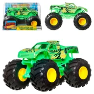 Samochody i pojazdy dla dzieci - Hot Wheels Monster Trucks Oversized Duży Pojazd Samochodzik 1:24 Gunkster 3+ - miniaturka - grafika 1