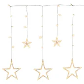 Oświetlenie świąteczne - Świąteczny LED łańcuch - gwiazdki, 0,6 m, 61 LED,ciepła biel - miniaturka - grafika 1