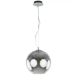 Italux Lampa wisząca Spectre 1 x 60 W E27 smoke/chrom DC-6042C - Lampy sufitowe - miniaturka - grafika 1