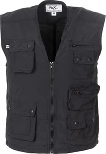 MFH KAMIZELKA US Microfaser czarna M - Kamizelki męskie - miniaturka - grafika 1