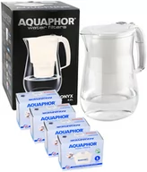 Dzbanki filtrujące - Dzbanek filtrujący wodę Aquaphor Onyx 4.2L BIAŁY TRITAN + 4 FILTRY wkłady - miniaturka - grafika 1