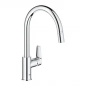 Baterie kuchenne - GROHE 30550000 Start Edge OHM sink C-spout pull-out mou - miniaturka - grafika 1