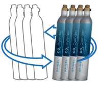 Akcesoria i części AGD - Gaz CO2 do naboju niebieskiego Twist Connect dla saturatorów, 4 sztuki - miniaturka - grafika 1