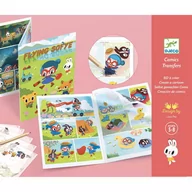 Zabawki interaktywne dla dzieci - Djeco Zestaw Kalkomanii - Komiks LATAJĄCA SOFYE DJ09558 - miniaturka - grafika 1