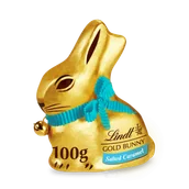 Inne słodycze - Królik czekoladowy Lindt Gold Bunny Słony Karmel 100g - miniaturka - grafika 1