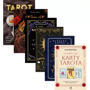 Pakiet: Tarot przy kuchennym stole, Tarot. Mały przewodnik, 365 rozkładów Tarota, Tarot na cały rok, Magia tarota, Odwrócone karty tarota - Ezoteryka - miniaturka - grafika 1