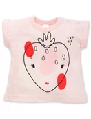 Kaftaniki dla niemowląt - Bluzka niemowlęca bawełniana krótki rękaw LOVE AND LOVE 68-104 Pinokio, Rozmiar: 86 - miniaturka - grafika 1