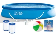 Baseny ogrodowe - Basen ogrodowy, rozporowy, Intex Easy Set, z akcesoriami, niebieski, 396x84 cm - miniaturka - grafika 1