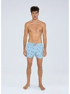 Kąpielówki męskie - Pepe Jeans Szorty kąpielowe w kolorze błękitnym - miniaturka - grafika 1