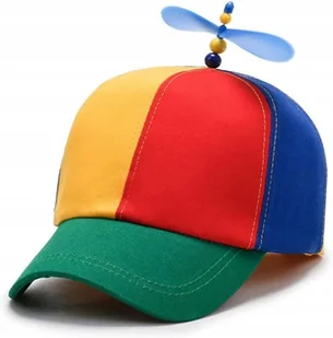 Czapka Czapeczka Z Daszkiem Ze Śmigłem Kolorowa Śmieszna Ubranie Na Imprezy - Czapki i chusty sportowe męskie - miniaturka - grafika 1