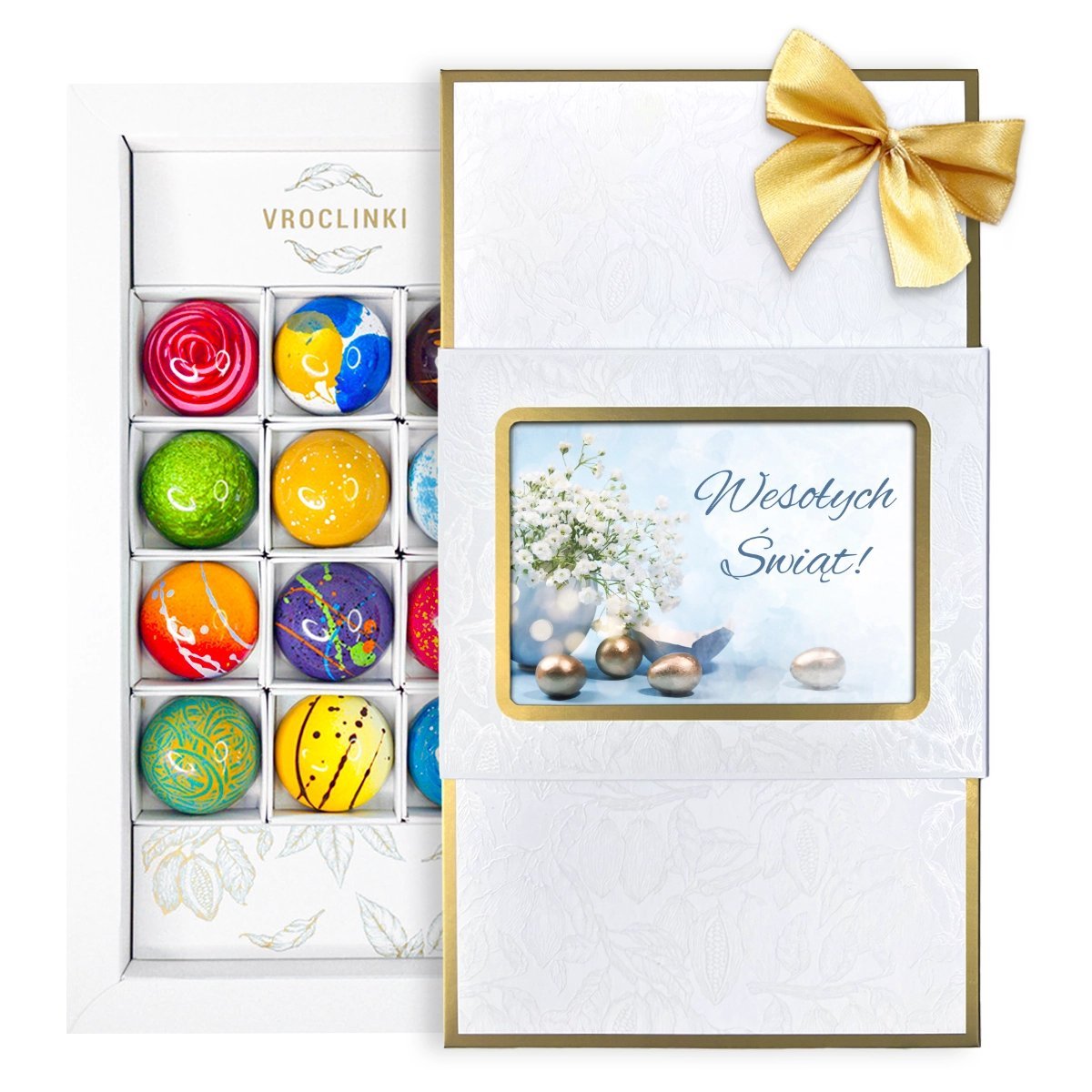 Bombonierka - WIELKANOC - Zestaw 12 Pralin