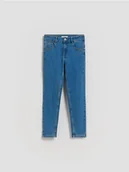 Spodnie i spodenki dla chłopców - Reserved - Jeansy slim - niebieski - miniaturka - grafika 1