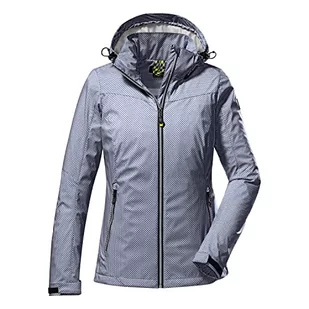 Killtec Damska kurtka softshell/kurtka outdoorowa z odpinanym kapturem KOS 103 WMN SFTSHLL JCKT, granatowa, 40, 38014-000 - Kurtki damskie - miniaturka - grafika 1