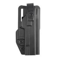 Odzież taktyczna i umundurowanie - DoubleTap Gear - Kabura zewnętrzna OWB Strighter SLS - Glock 19 - Kydex - Czarna - miniaturka - grafika 1
