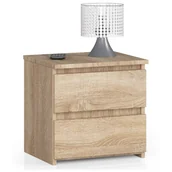 Szafki nocne - Akord FABRYKA MEBLI SZAFKA NOCNA CL2 SONOMA OP0LCL2DĄB001 - miniaturka - grafika 1