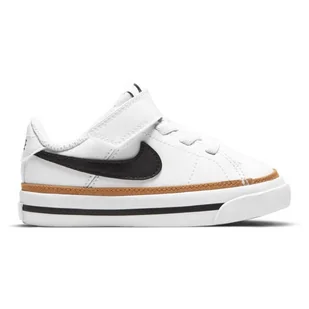 Buty Nike Court Legacy Jr DA5382-102 białe - Buty dla dziewczynek - miniaturka - grafika 1