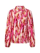 Bluzki damskie - Y.A.S Bluzka damska - YASMara Kobiety wiskoza wyrazisty róż|wielokolorowy wzorzysty, S - miniaturka - grafika 1