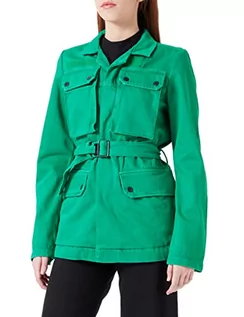 Kurtki damskie - G-STAR RAW Damska kurtka dżinsowa w stylu lat 70., zielona (Jolly Green gd D300-D828), M, zielony (Jolly Green Gd D300-d828), M - grafika 1