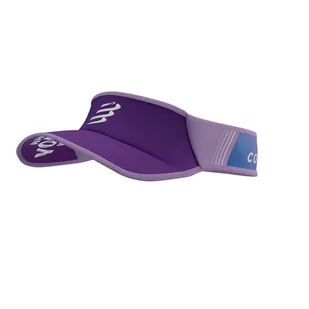 COMPRESSPORT Daszek biegowy VISOR ULTRALIGHT lilac/white - Czapki i chusty sportowe damskie - miniaturka - grafika 3